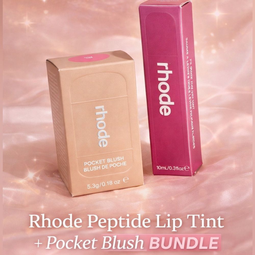 ✨ RHODE Makeup Duo – Lip Tint Rasberry Jelly + Pocket Blush in Juice Box✨NEW